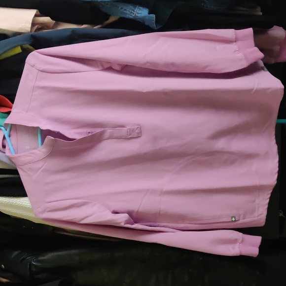 Figs Tops - Figs limited ed DUSK lavender color long sleeve top, Small Women's